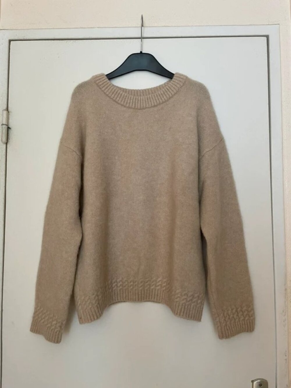 Sezane Amiel Vanilla Alpaca Blend Sweater M